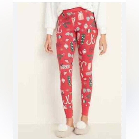 2 Xmas leggings - La Senza & Old Navy - Women's size Small - Picture 2 of 9